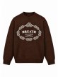 画像1: BREATH / royal emblem crew knit (1)