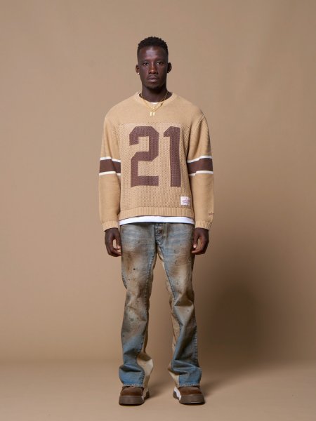 画像3: MLVINCE®︎ / knit football top (3)
