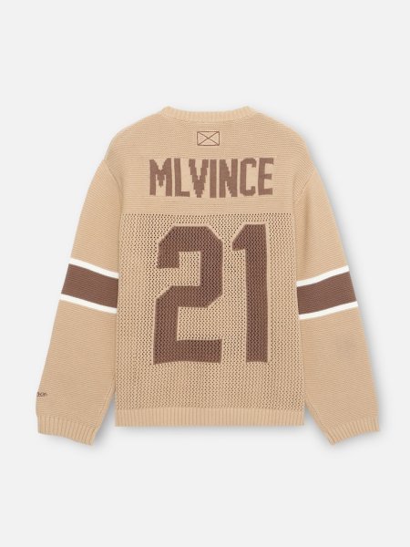 画像2: MLVINCE®︎ / knit football top (2)