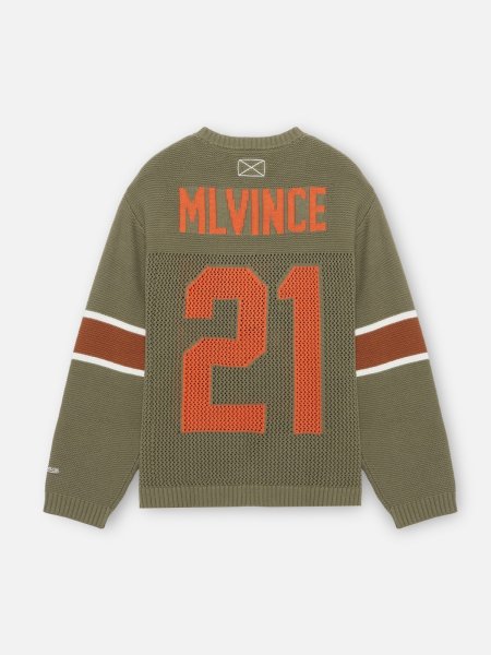 画像2: MLVINCE®︎ / knit football top (2)