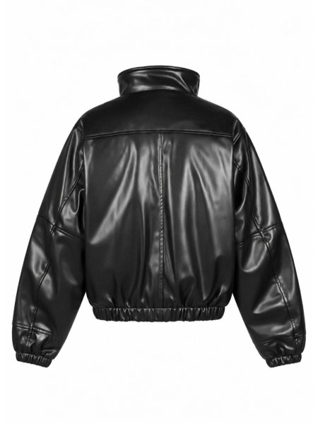 画像2: BREATH / faux leather mouton jacket  (2)