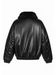 画像2: BREATH / faux leather fur bomber jacket  (2)