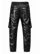 画像2: BREATH / faux leather cargo jogger pants  (2)