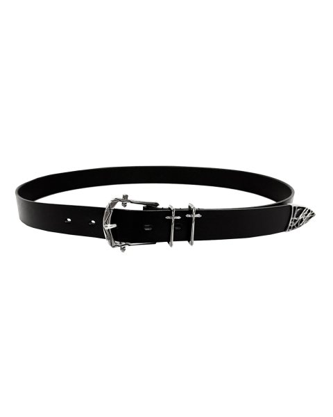 画像1: LAST NEST / cracked cross belt (1)