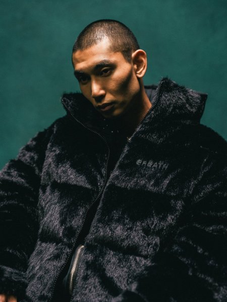 画像3: BREATH / faux fur down jacket  (3)