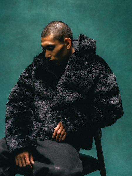 画像4: BREATH / faux fur down jacket  (4)