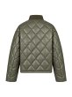 画像2: BREATH / faux leather quilting down jacket  (2)