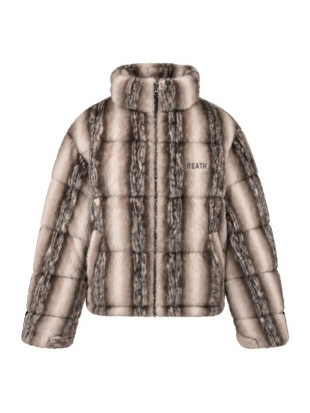 画像1: BREATH / faux fur down jacket  (1)