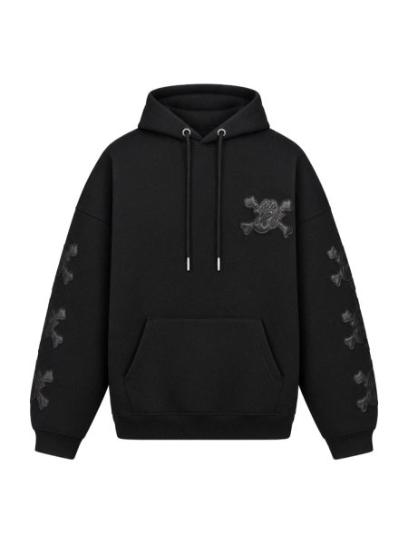 画像1: BREATH / grill&tan&bone patch hoodie  (1)