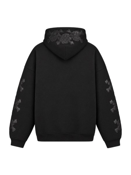 画像2: BREATH / grill&tan&bone patch hoodie  (2)