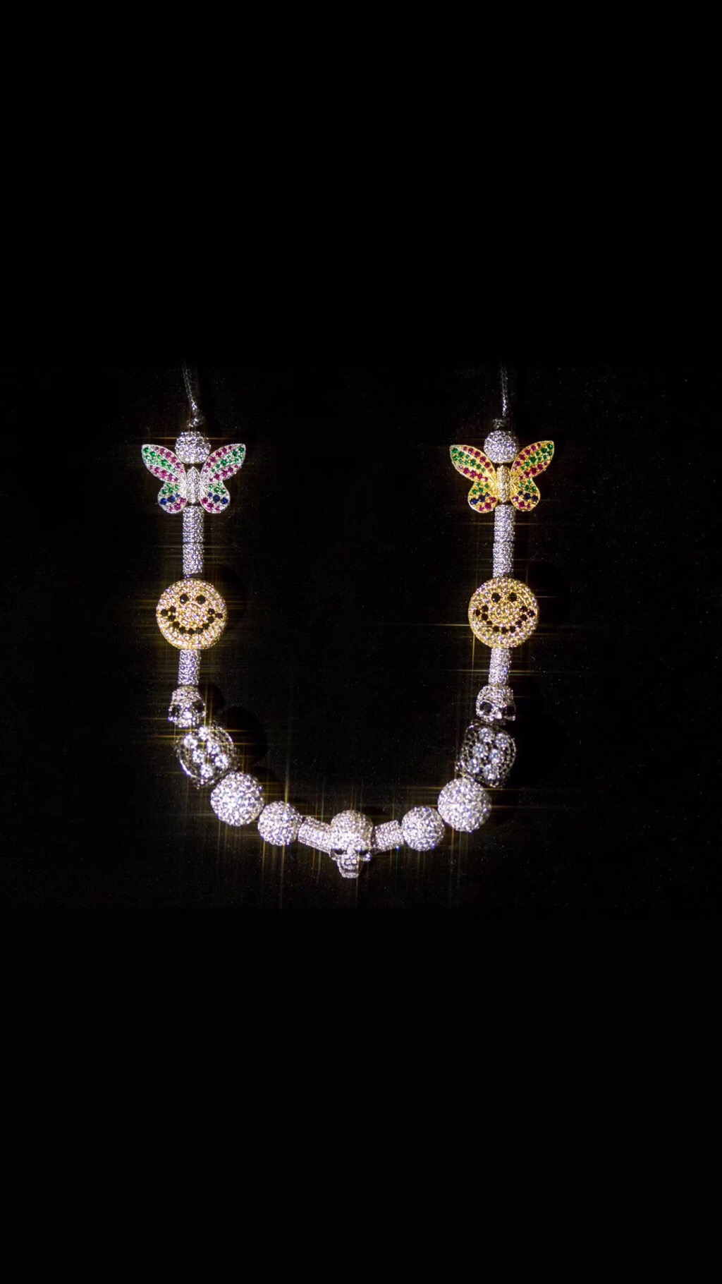 上質で快適 EVAE X ICE MOB SMILEY PEARL NECKLACE cinemusic.net