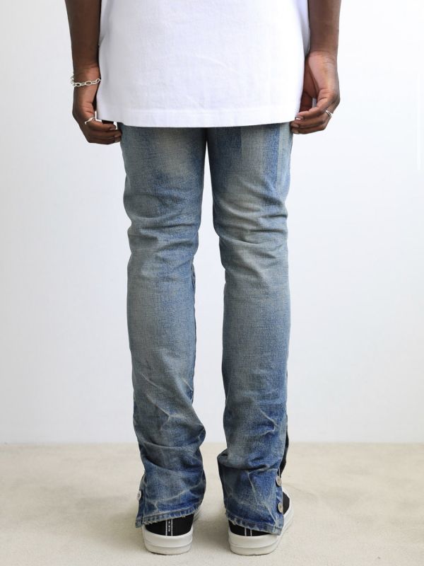 MLVINCE TYPE-1 SLIM DAMAGE JEANS 34