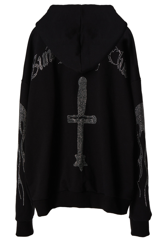 Rhinestone hoodie deals