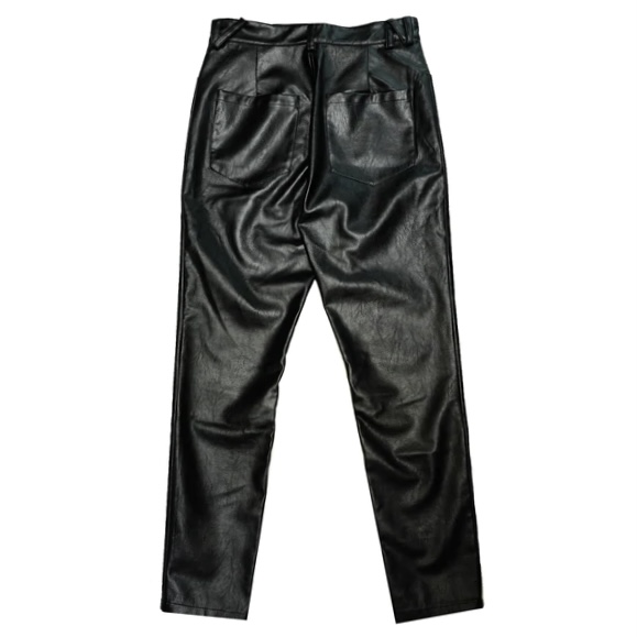 Last Nest EMBROIDERED LEATHER PANTS