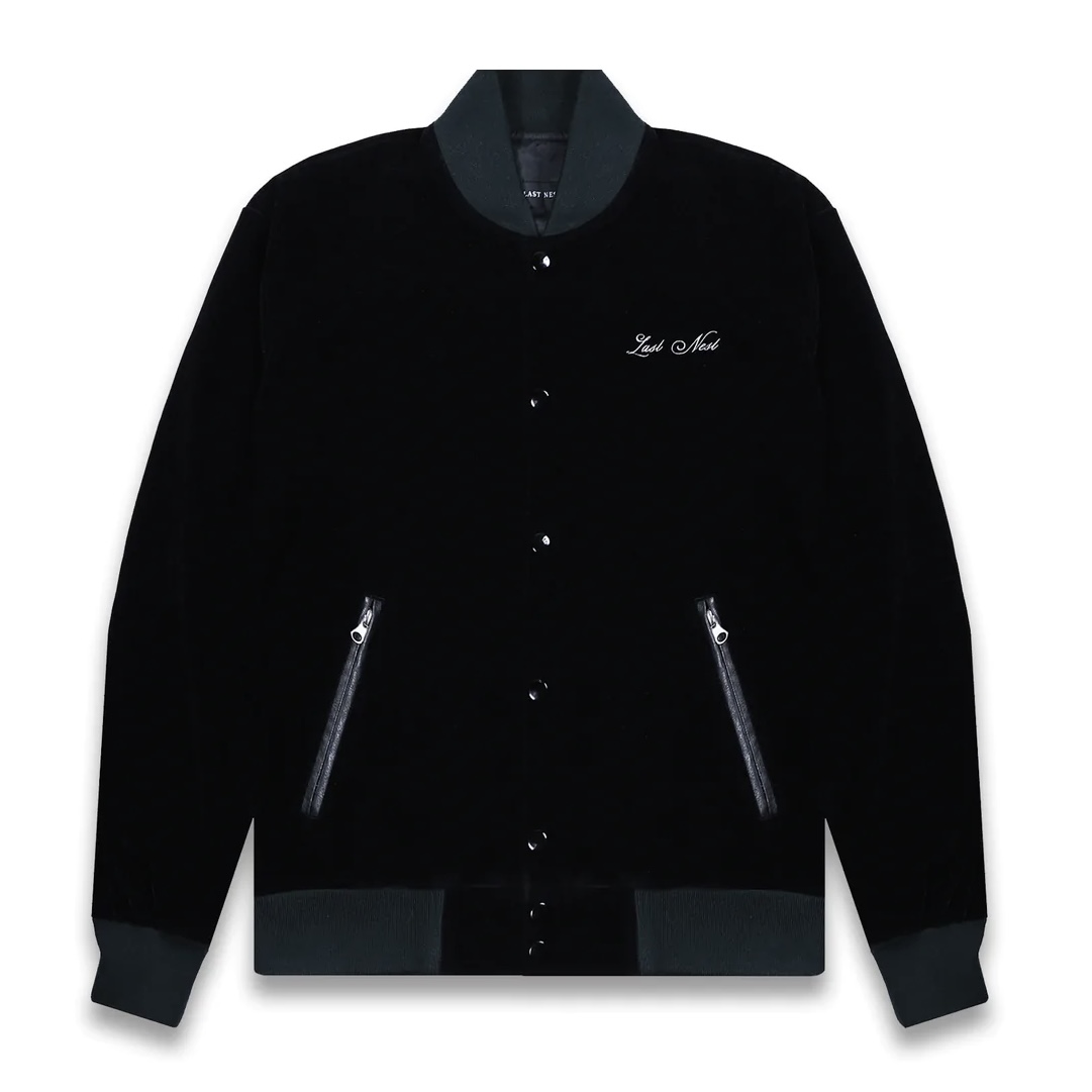 lastnestLAST NEST / VELVET JACKET / BLACK