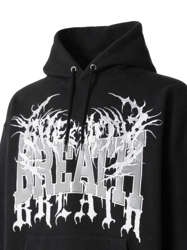 BREATH / overlap logo hoodie - OTHELLO KUMAMOTO